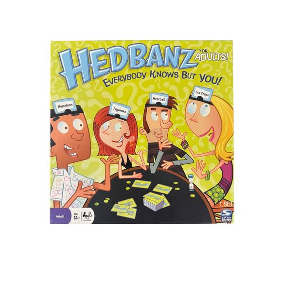 Hedbanz for Adults by Spin Master Games Party Guessing Question Game - Picture 1 of 4
